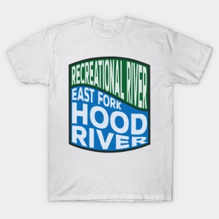 East Fork Hood River Recreational River wave T-Shirt